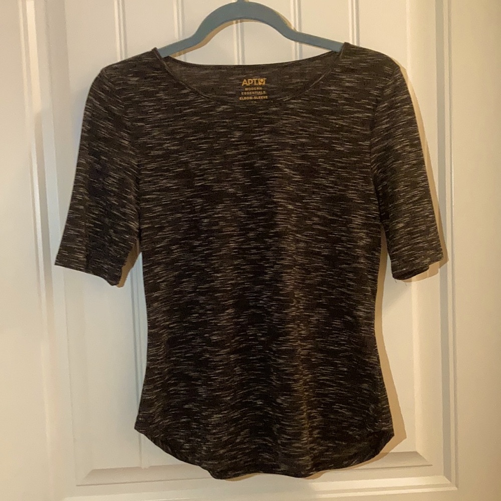 Casual Heather Black Top